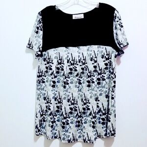 Casual Land USA Women’s Floral Short Sleeves Blouse